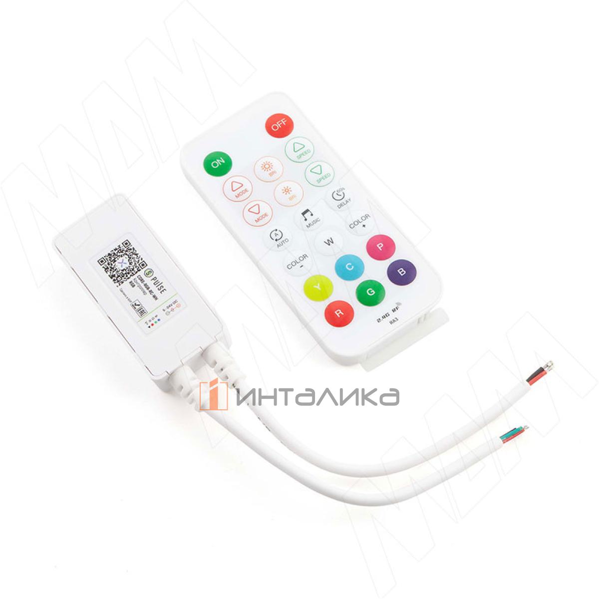 Диммер с пультом ДУ, 2.4ГГц, для светодиодной ленты RGB