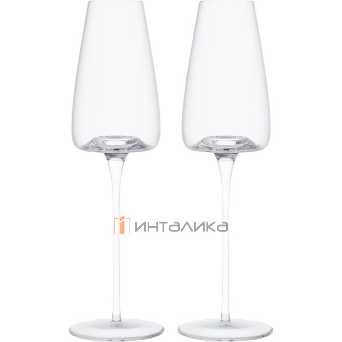 Набор бокалов для игристого вина Omoikiri, 240 мл, 2 шт, хрусталь