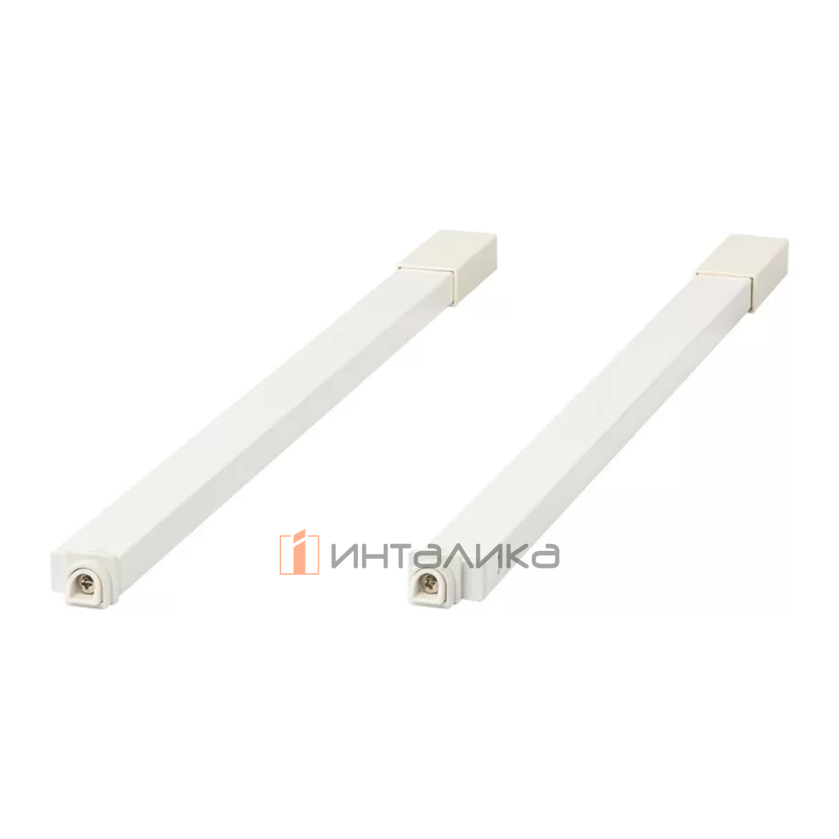 Комплект квадратных рейлингов DTC Dragon Box, NL500, крепление под муфту, белый