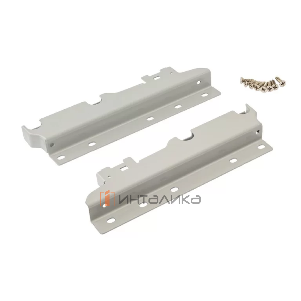 Комплект соединителей задней стенки DTC для ящика Dragon Box с 2 рейлингами, H199, серый