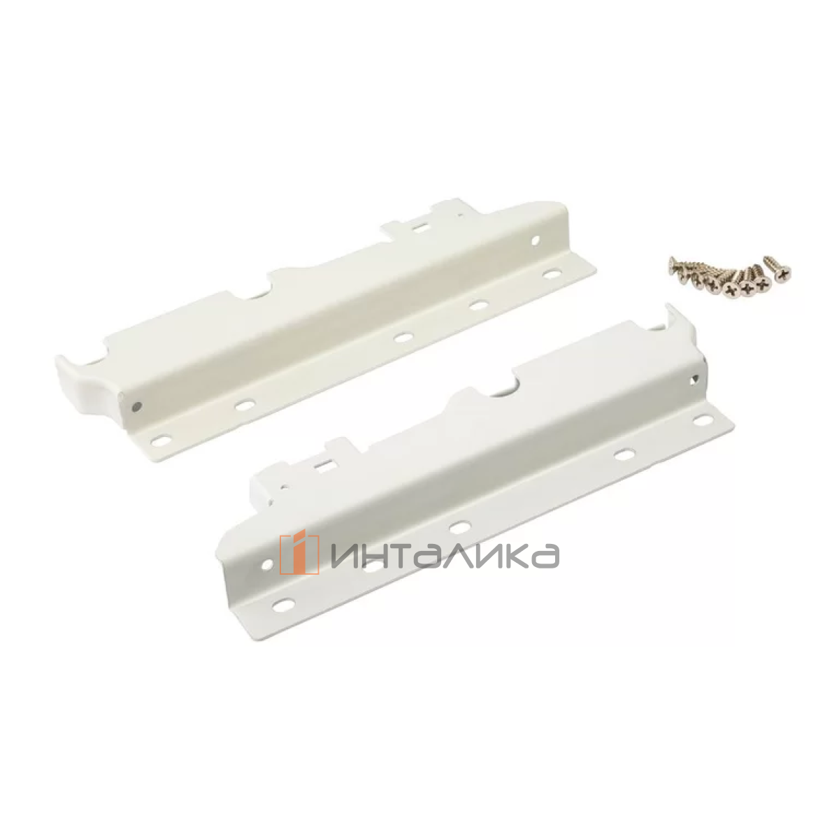 Комплект соединителей задней стенки DTC для ящика Dragon Box с 2 рейлингами, H199, белый