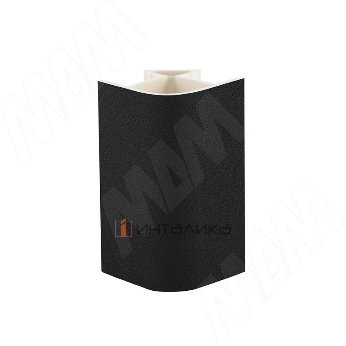 Уголок 90 градусов универсальный (высота 60), черный