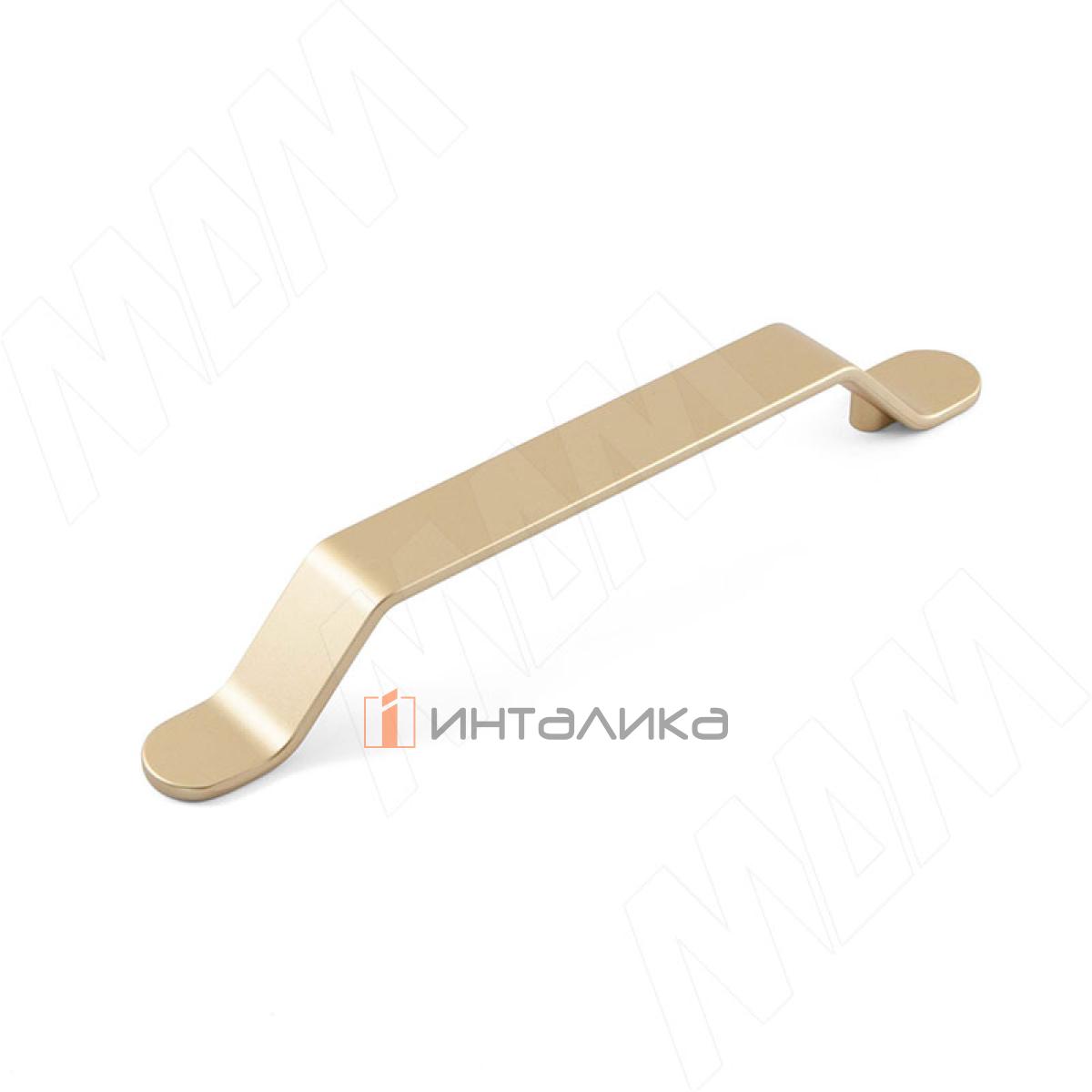 Ручка-скоба 160мм золото матовое