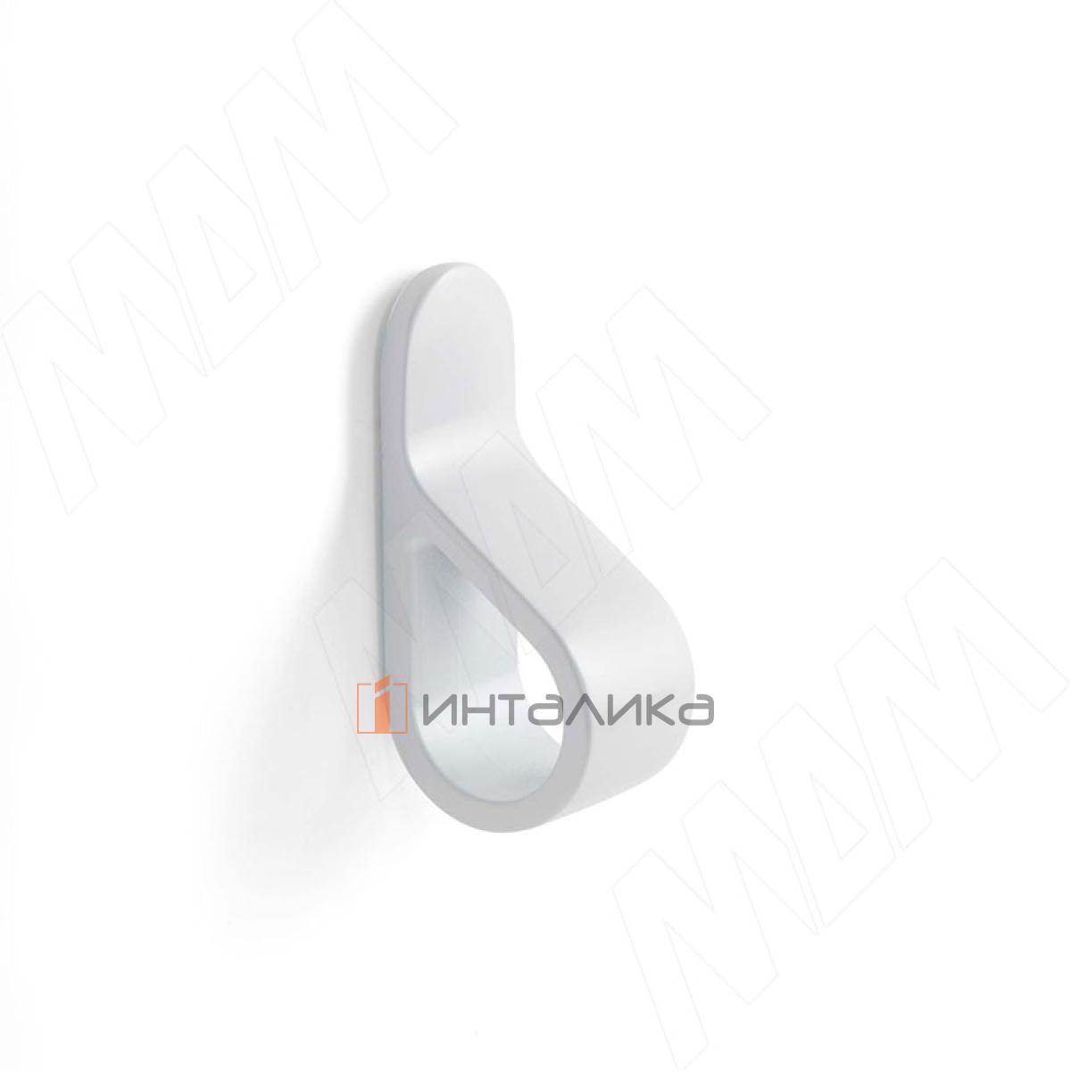 Ручка-кнопка белый матовый