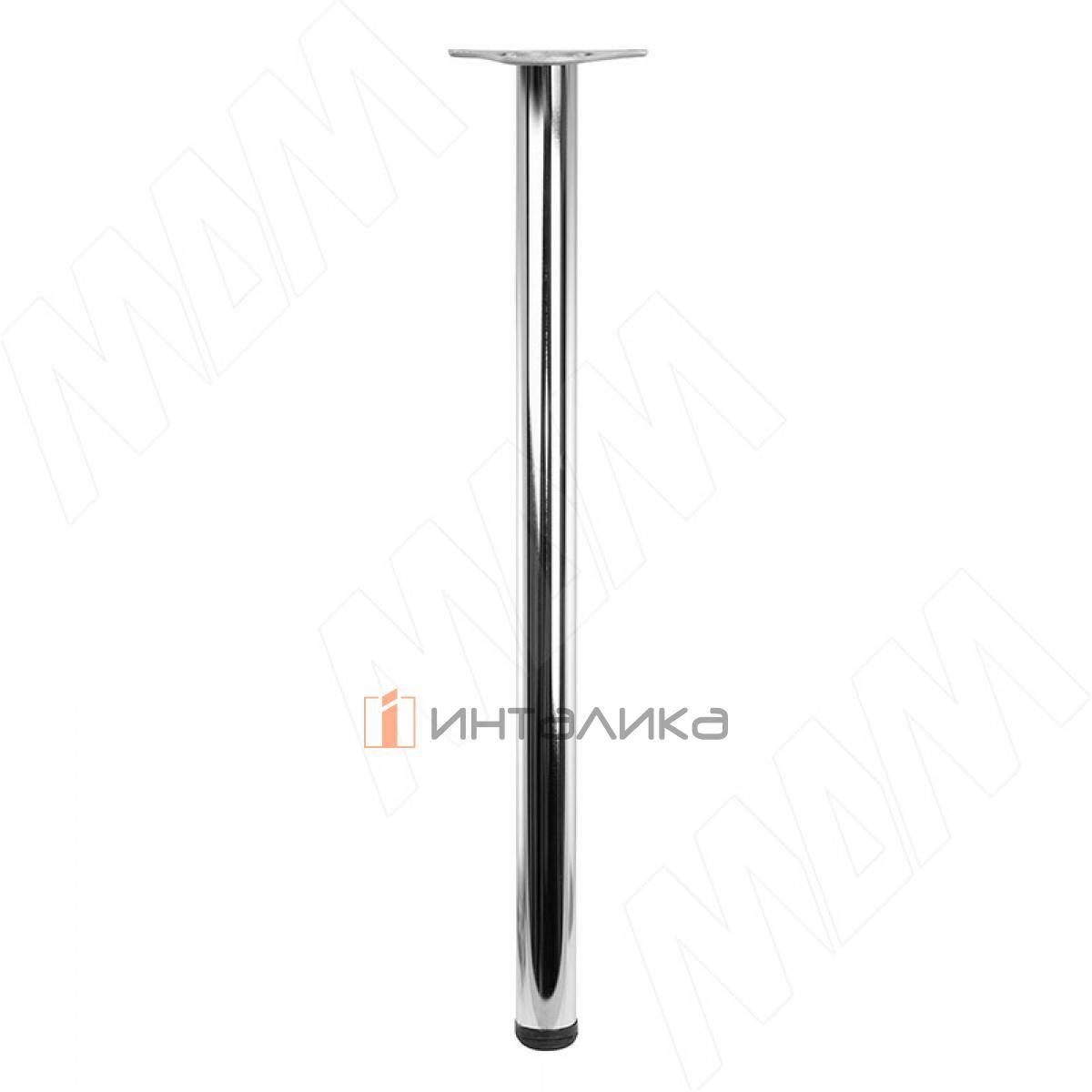 Шанхай опора для стола, D60, H1096+25 мм, хром, 4шт.