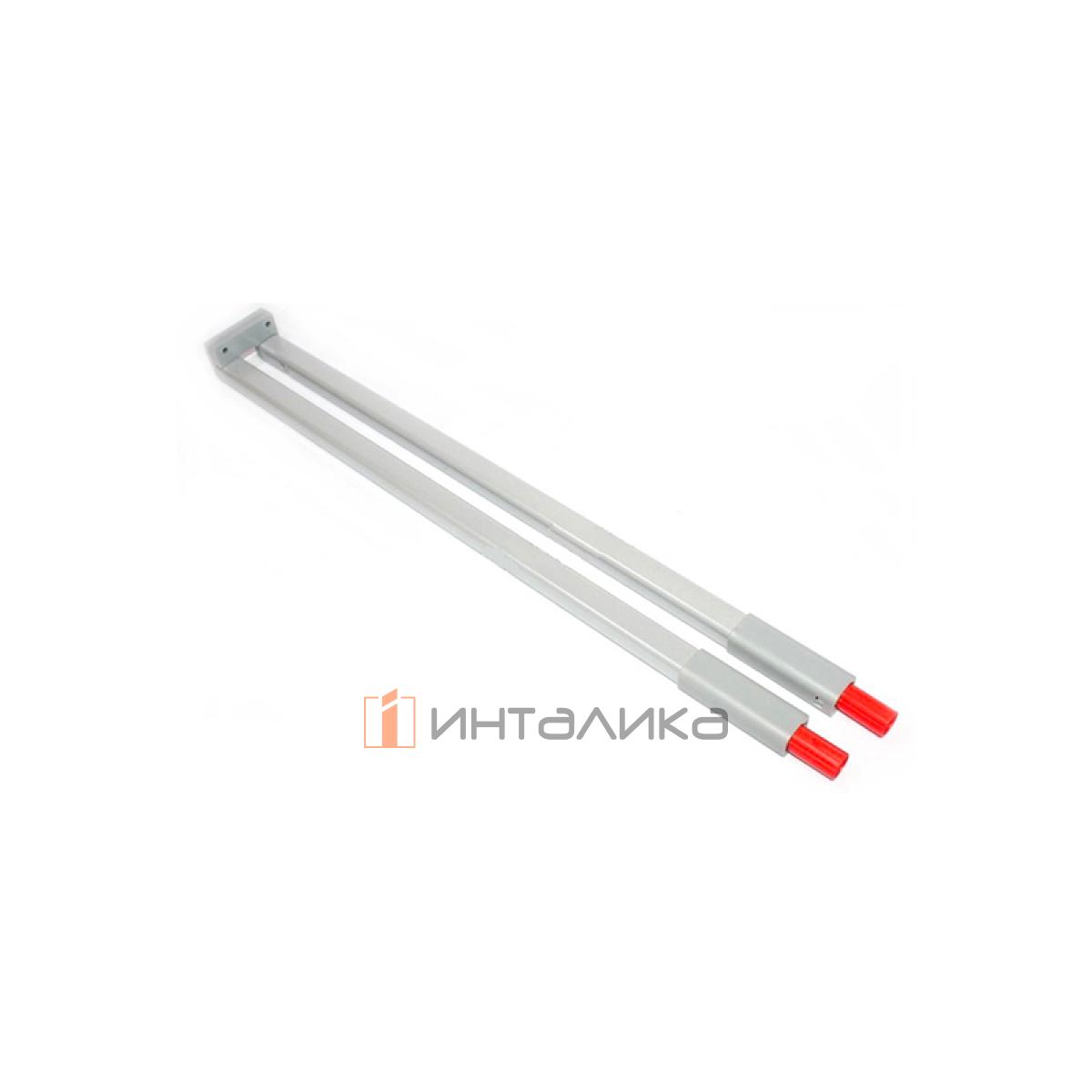 Комплект рейлингов для деревянной задней стенки SAMET Alphabox, NL400, белый