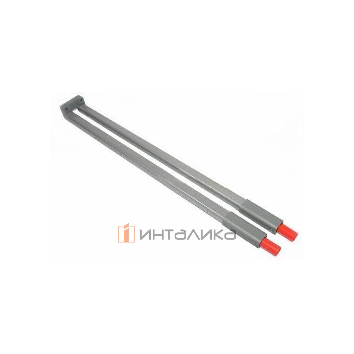 Комплект рейлингов для деревянной задней стенки SAMET Alphabox, NL450, серый