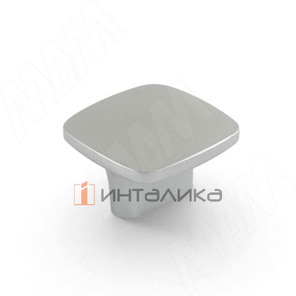 Ручка-кнопка 16мм, хром матовый