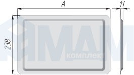 Размеры поддона для посудосушителя Vibo (артикул VA)